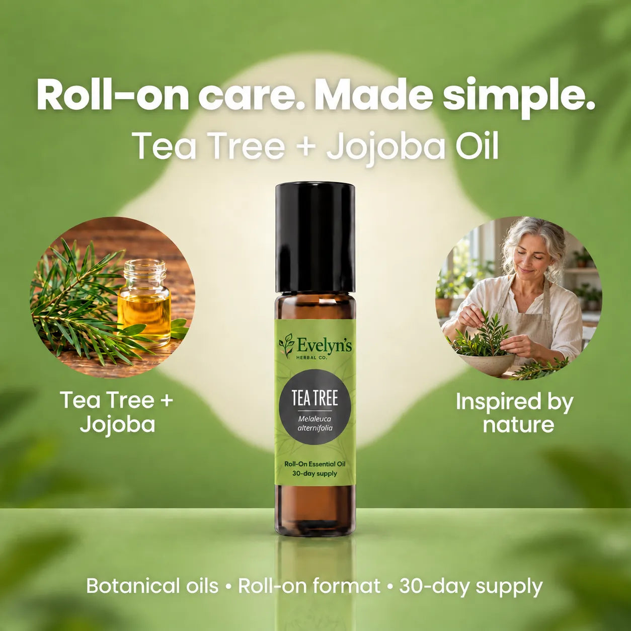 Evelyn‚Äôs Herbal Co. roll-on being made